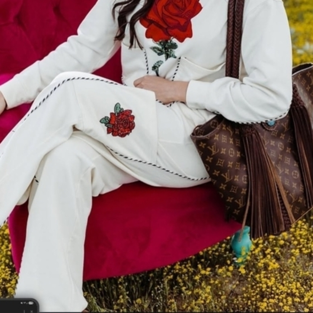 Rodeo Quincy Rose Embelished Sweats